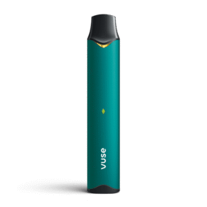 Teal colored Vuse Alto power unit 깨끗한 틸 컬러와 심플한 디자인을 강조한 알토 기기 이미지.
