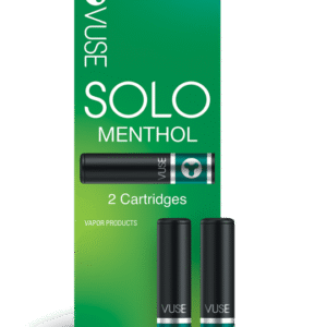 Simple refreshing menthol taste 가볍고 시원한 Solo 멘솔 느낌을 담은 제품 사진.
