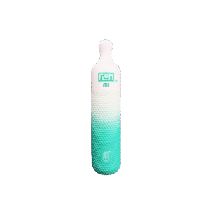 Juicy grape with soft aloe cool finish — 포도 과즙 톤과 알로에 그린 컬러가 어우러진 Flum Mi Aloe Grape 패키지 이미지.