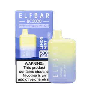 Lemon mint fresh vibe 상큼한 레몬과 부드러운 민트 느낌이 담긴 BC5000 이미지.