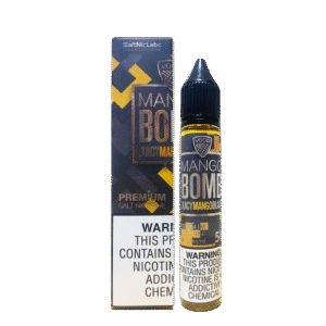 Juicy ripe mango flavor with bold tropical sweetness — 잘 익은 망고의 과즙감과 생동감 있는 컬러 라벨이 돋보이는 VGOD Mango Bomb SaltNic.