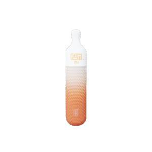 Velvety peach cream body with light cooling — 크림·복숭아 텍스처가 강조된 Peach Ice Cream 박스 디자인.