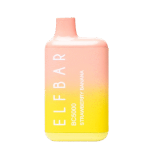 Light sweet strawberry note paired with mellow banana cream — 과일 스무디 같은 무드를 담은 Elf Bar Strawberry Banana 디스포저블.