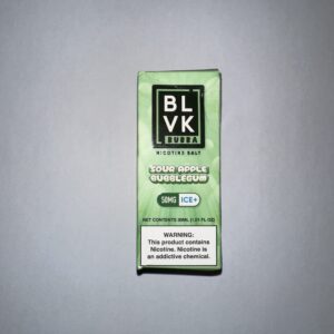 BLVK Sour Apple Bubblegum Ice 50MG SaltNic