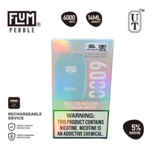 Flum Pebble Watermelon Lemon Mint 5% Disposable Vape