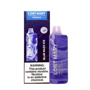 Blue razz ice vibe 블루라즈 산미와 아이스 느낌이 담긴 MO5000 이미지.