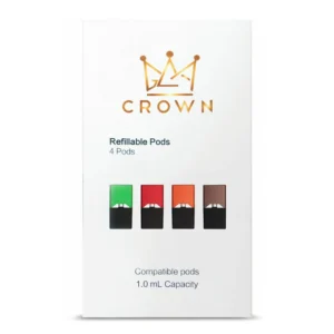 Juul Empty Pods — 줄 빈 팟 카트리지, refillable design for JUUL device users.