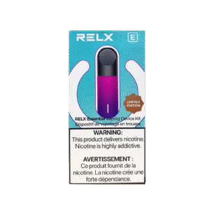 Stylish purple vape device with clean vapor output — 퍼플 텍스처와 미니멀 디자인이 강조된 RELX Neo Purple 제품 이미지.